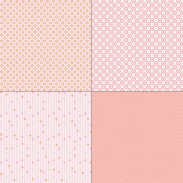 Geometrische rosa Muster — Stockvektor