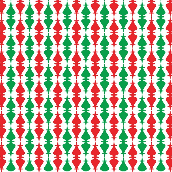 Ornements rouges et verts — Image vectorielle