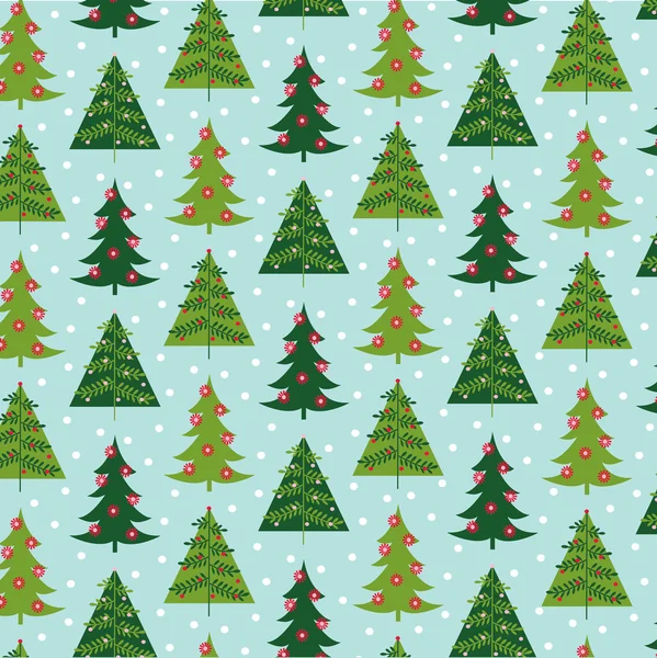 Arbres de Noël verts — Image vectorielle