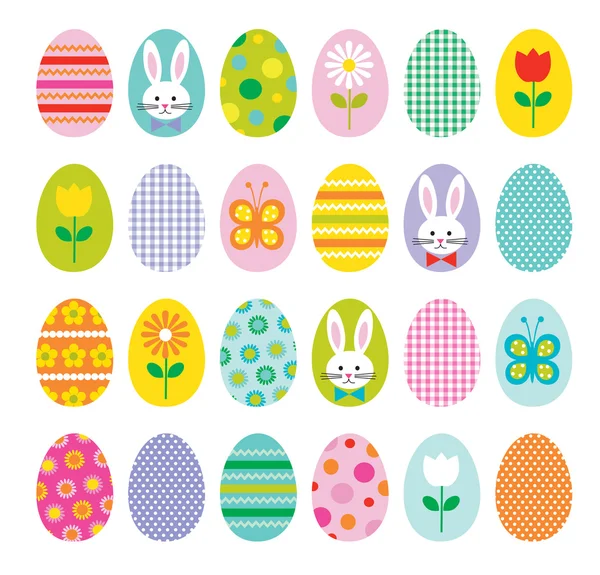 Διακοπές Πάσχα τα αυγά — Διανυσματικό Αρχείο