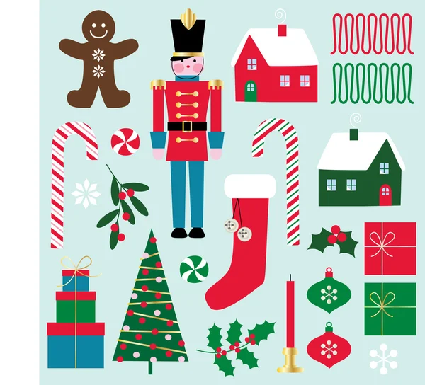 Clip art de Noël — Image vectorielle