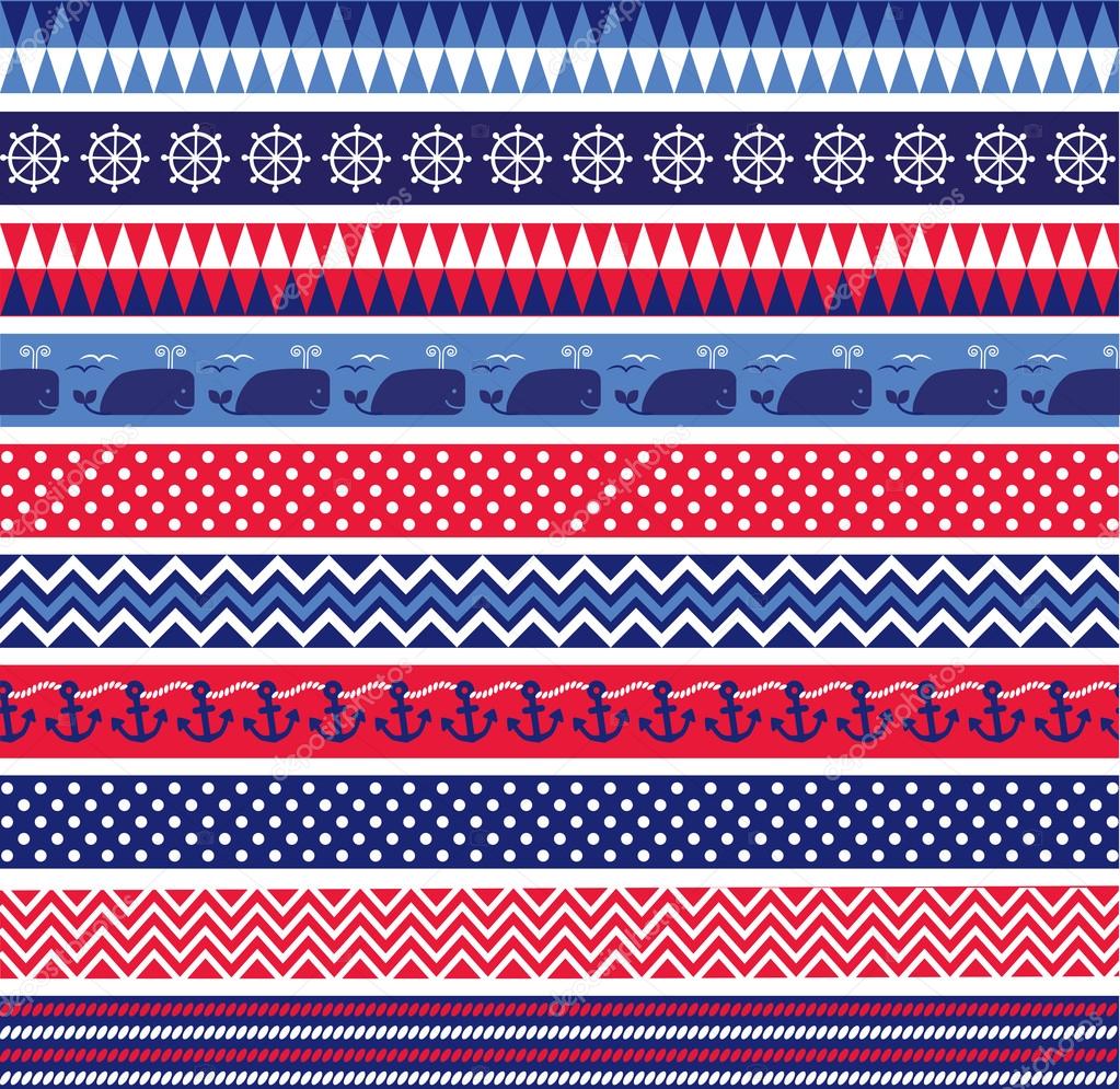 Set of  Nautical borders