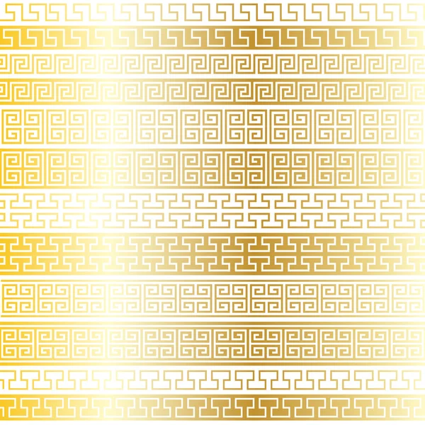 Bordes de traste de oro — Vector de stock