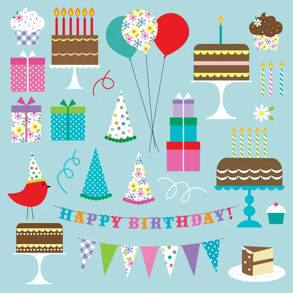 Birthday Clip art — Stock Vector