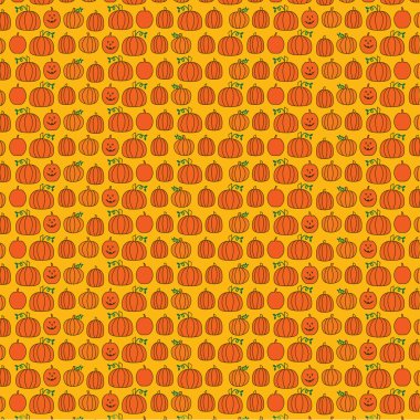 Cadılar Bayramı balkabağı deseni