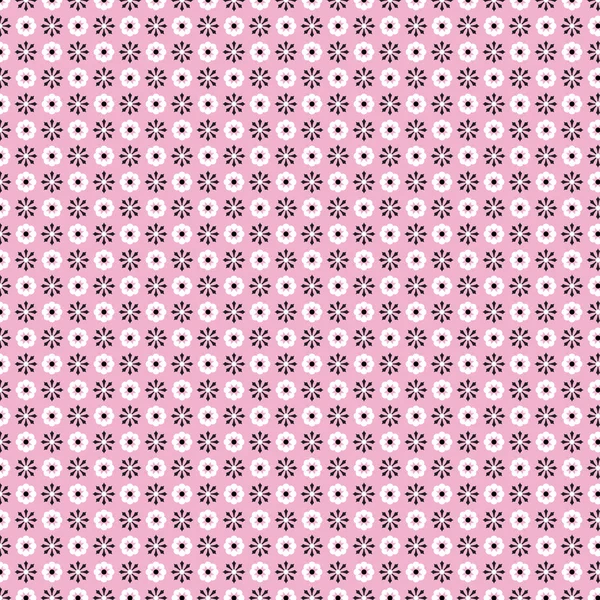 Pink floral pattern — Stock Vector