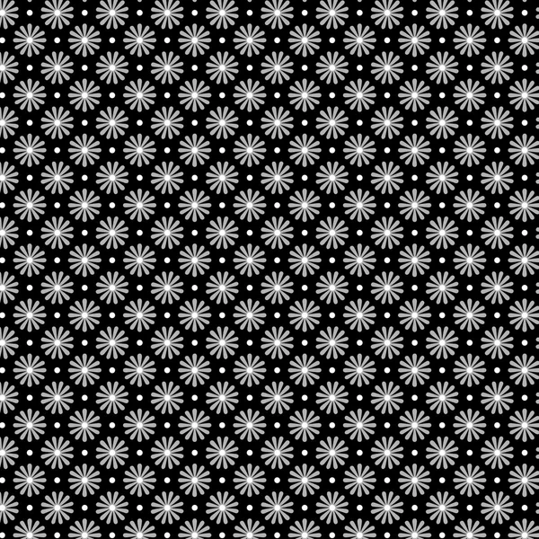 Marguerites motif floral sans couture — Image vectorielle