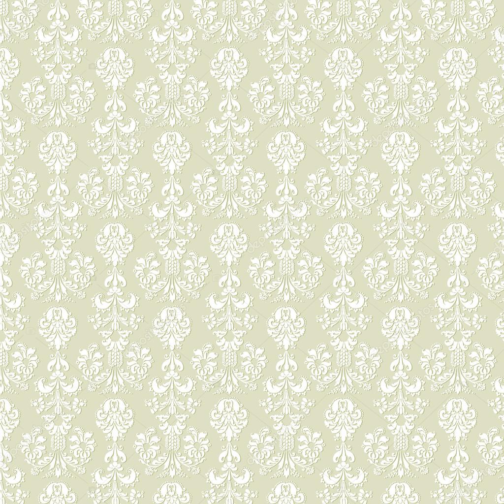 damask decorative seamless pattern