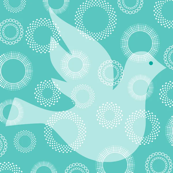 Fond de colombe blanche — Image vectorielle