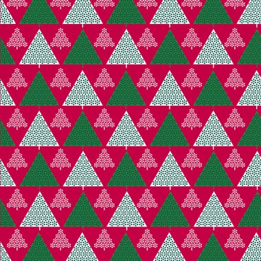 Noel ağaçları desen