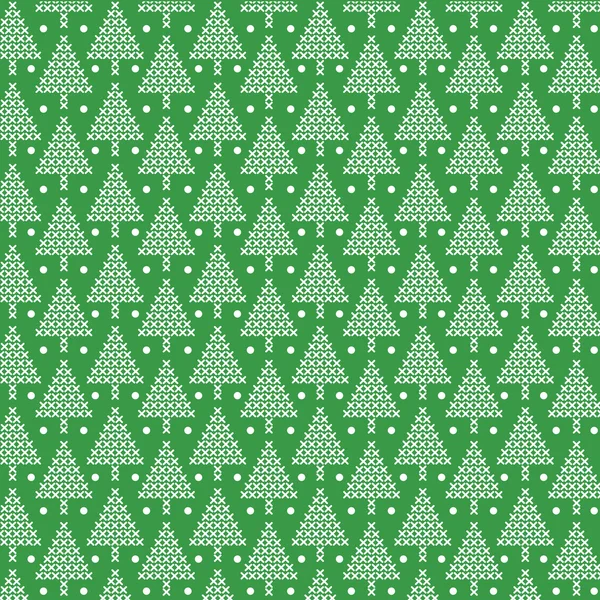 Arbres de Noël motif — Image vectorielle