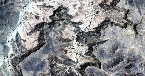 Abstrakte Fotografie Der Wüsten Afrikas Aus Der Luft Luftaufnahme Von — Stockfoto