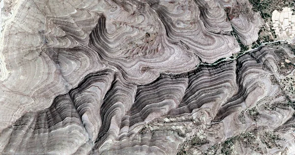 Абстрактная Фотография Пустынь Африки Воздуха Воздушный Вид Пустынных Ландшафтов — стоковое фото