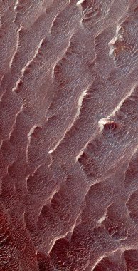   Afrika çöllerinin havadan gelen dikey soyut fotoğrafçılığı, çöl manzaralarının havadan görünüşü, Tür: Soyut doğalcılık, soyuttan mecazlara,