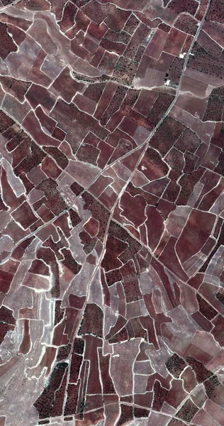 Vertikale Abstrakte Fotografie Der Wüsten Afrikas Aus Der Luft Luftaufnahme — Stockfoto