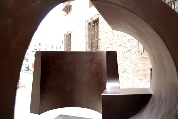 Solitudine Del Museo Chillida Scultura Luogo Incontro Cronaca Dell Assenza — Foto Stock