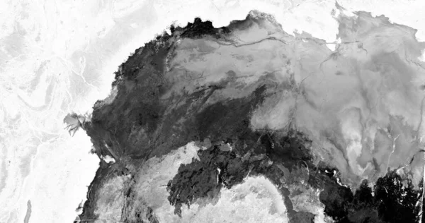 Черно Белое Фото Абстрактная Фотография Пейзажей Пустынь Африки Воздуха — стоковое фото