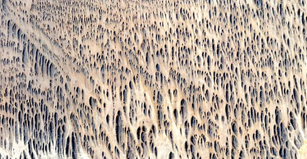 Abstrakt Fotografering Öknar Afrika Från Luften Flygfoto Över Ökenlandskap — Stockfoto