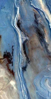 Afrika çöllerinin havadan gelen dikey soyut fotoğrafçılığı, çöl manzaralarının havadan görünüşü, Tür: Soyut doğalcılık, soyuttan mecazlara,