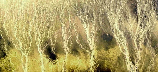 Абстрактна Фотографія Пустель Африки Повітря Повітряний Вид Пустельних Ландшафтів Генр — стокове фото
