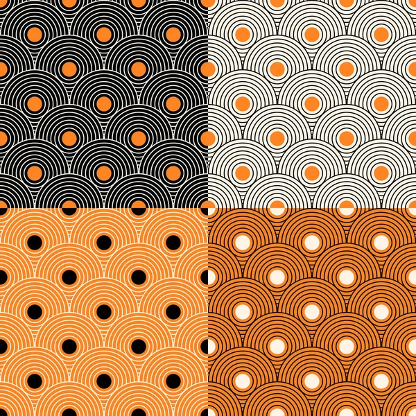 Collection Motifs Géométriques Empreintes Art Boho Fond Vectoriel — Image vectorielle