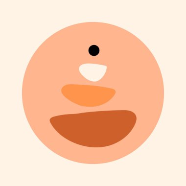 Denge şekilli soyut kompozisyon. Boho duvar sanatı. El çizimi vektör çizimi. Estetik arka plan. Yüzyıl ortası sanat baskısı