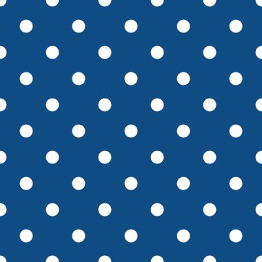 Kusursuz vektör deseni. Çember süsü. Noktalar arka plan. Puantiyeli. Mavi ve beyaz.