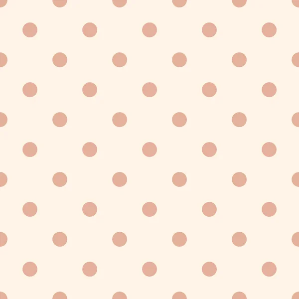 Seamless Vector Pattern Circles Ornament Dots Background Polka Dot Pastel — Stock vektor