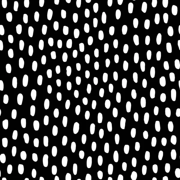 Polka Dot Sem Costura Padrão Textura Desenhada Mão Para Impressão — Vetor de Stock
