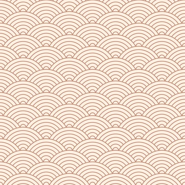 Волновой Рисунок Бесшовный Геометрический Фон Векторная Иллюстрация Модная Текстура Печати — стоковый вектор