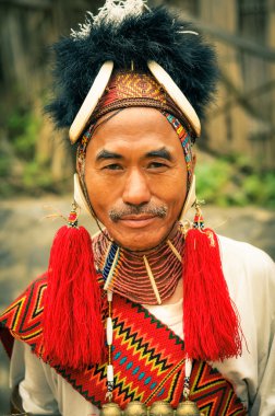 Nagaland Hindistan'da gri bıyık