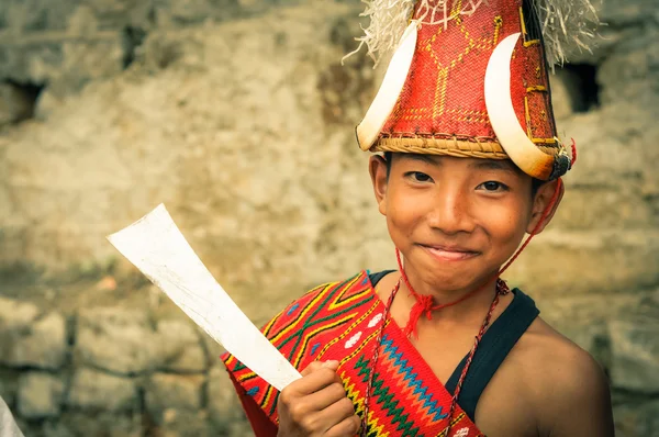 Boy v Mon, Nagaland — Stock fotografie