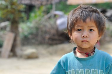 Nagaland Hindistan'da yerli çocuk