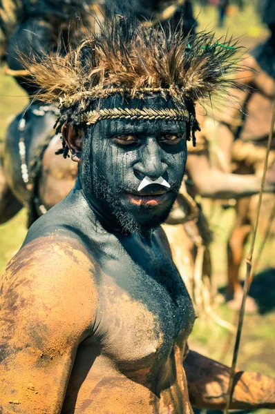 Regard profond en Papouasie-Nouvelle-Guinée — Photo