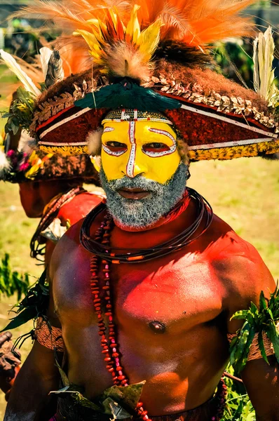 Poser un homme avec un grand chapeau — Photo