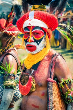 Papatyanın adam Papua Yeni Gine