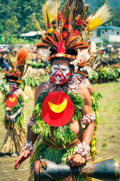 Danser in Papoea-Nieuw-Guinea — Stockfoto