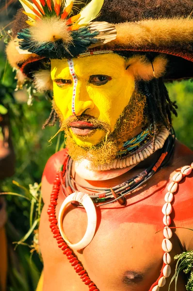 Olhar direto em Papua Nova Guiné — Fotografia de Stock