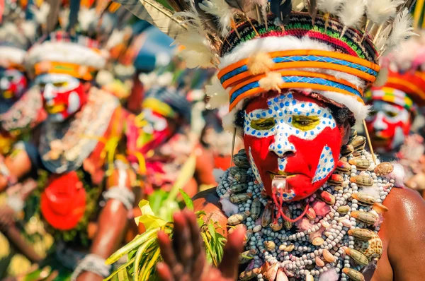 Vida em Hagen em Papua Nova Guiné — Fotografia de Stock