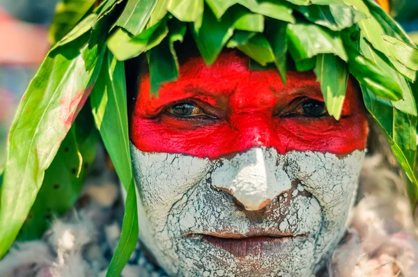 Womans look in Papua New Guinea — Stock Photo, Image
