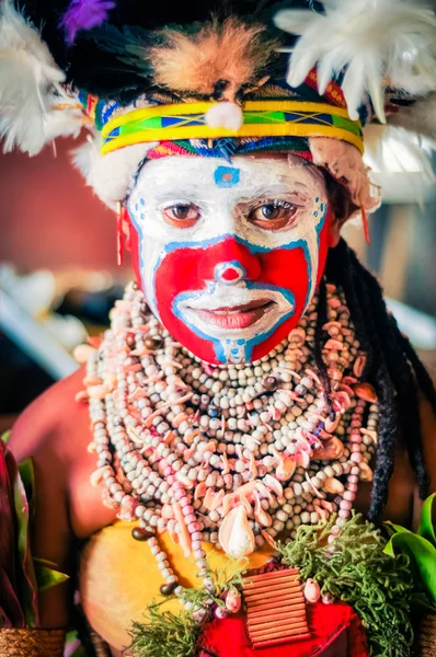 Look de cores em Papua Nova Guiné — Fotografia de Stock