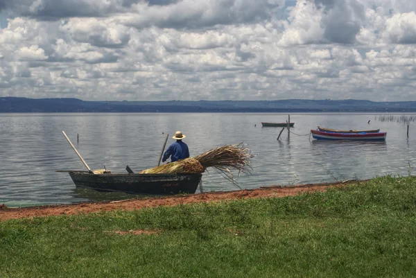 Pescador, Paraguai — Fotografia de Stock