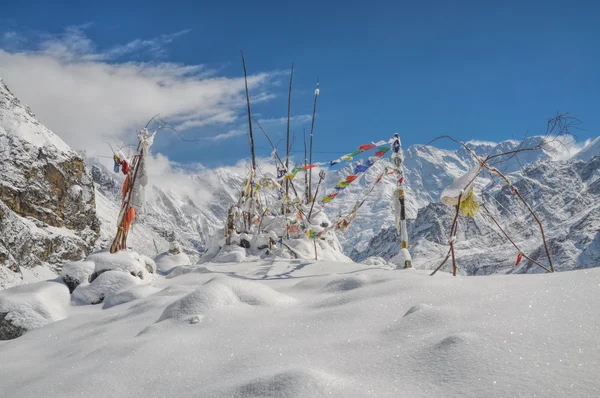 Himalaia perto de kanchenjunga — Fotografia de Stock