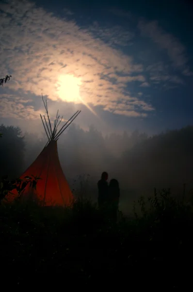 Mystical night Stock Image