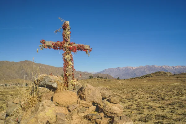 Kříž v Peru — Stock fotografie