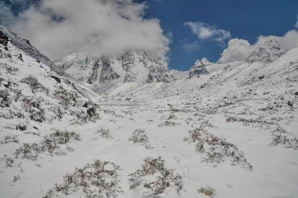 Гималаи близ Канченджанги — стоковое фото