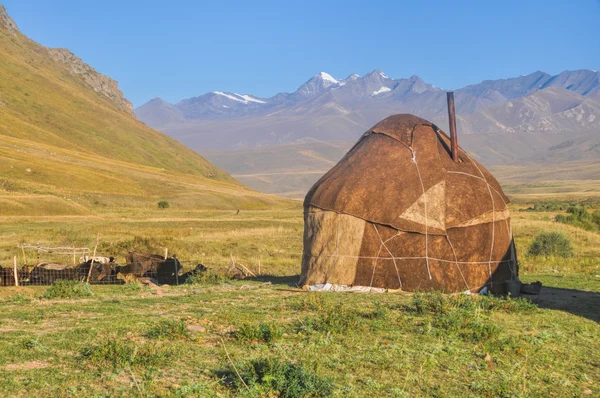 키르기스스탄의 yurts — 스톡 사진