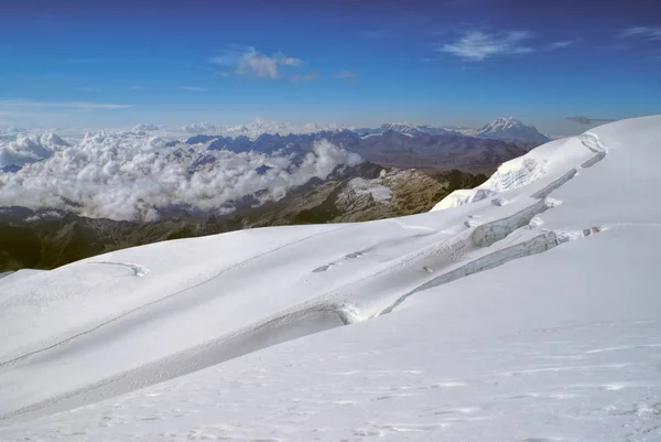 Vista desde Huayna Potosí — Foto de Stock