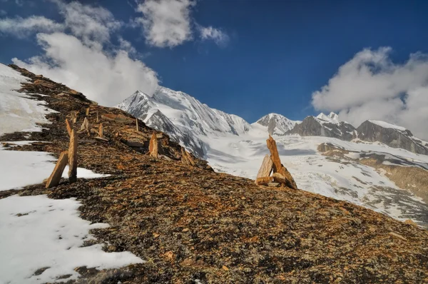 Landschap in de Himalaya — Stockfoto
