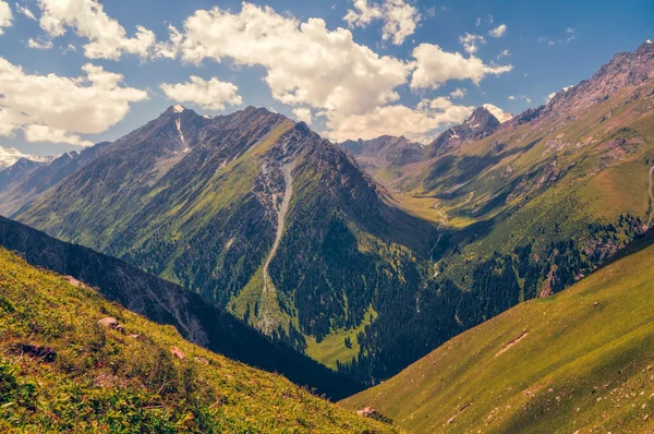 Kırgızistan'daki yeşil Kanyon — Stok fotoğraf